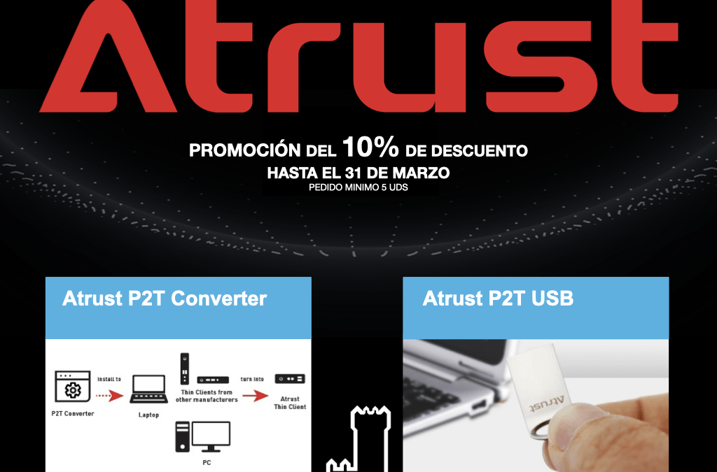 Promoción Q1: Atrust P2T SW y USB